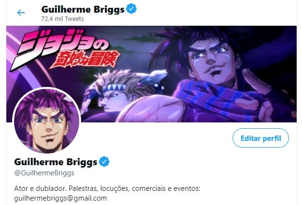 Dio dublado - Guilherme Briggs (Jojo Dublado) 