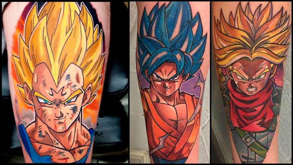 Goku & Vegeta, Dragon Ball Z  Tatuagens de anime, Tatuagem dragão, Coisas  para desenhar
