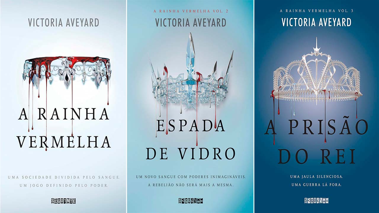 Ordem dos livros A Rainha Vermelha - Sociedade Nerd